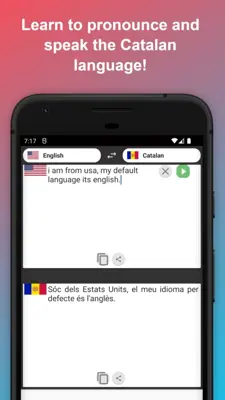 English to Catalan Translator android App screenshot 1